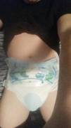 Trying out the kiddo diapers I got today! ^-^