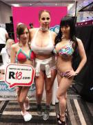 With Gianna Michaels and Julia
