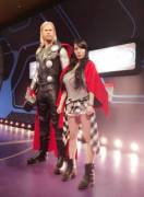 Fierce Hitomi with Thor