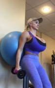 Tammy at the gym