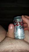 Cold beer hard dick (3.75in)