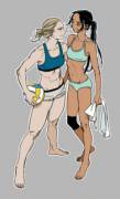 Beach Volleyball Girls (jinamong)
