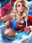 supergirl (by Sakimichan)