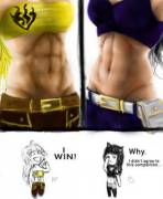 Bumblebee abs (from r/RWBY)