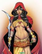 Combo warrior woman / belly dancer (Xamrock)