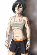 Mikasa after a work out