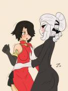 Cinder was feeling down on herself after her failure. Salem decided to cheer up her newest apprentice.