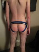 My first jock and my first spanking