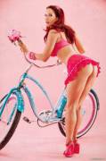 I wanna say this is Bianca Beauchamp... With my bike!