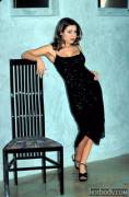 Hot Body - Black Glitter Dress (24 Images)
