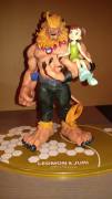 There's no rules saying it's female figurines only. How about the first for some muscular male furry. Here's the GEM Leomon figure!