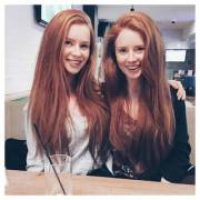 Twin gingers (x-post from r/PrettyGirls)