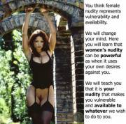 Female nudity is power