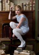 Emma Watson at the library