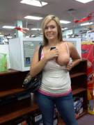 Flashing in the store