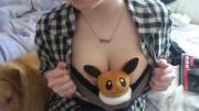 Luckiest eevee in the world? (xpost from r/pokemon)