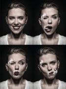 Scarlett Johansson 4 Stages of a Facial (OC)