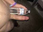 19 year old rugby player. Got a lot of love in some other ~cock~ subs. &gt;7 inch cock, 16 ounce water bottle for comparison :)