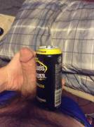 My dick vs. 16oz Mike's Harder can