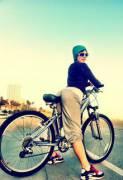 Belladonna on her bicycle (x-post r/BelladonnaXXX)