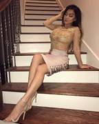 Relaxed on staircase