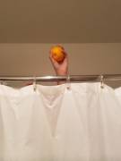 First shower orange.. a primal experience