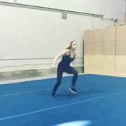 Caity Lotz flipping out