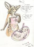 "Just Ask" [furry][oral][soft][size difference][F/M]