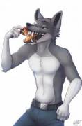 "Delicious Snack" [furry][oral][soft][willing][size difference][M/f]