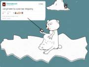 The last tweet is always the most memorable. [M/M] [Oral] [Soft Vore] [Unwilling Prey] [Polar Bear]