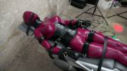 Strapped tight in rubber