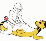 Ampharos and Trainer [F][Coed]