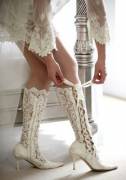Lace boots