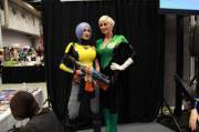 To keep going with the cosplaying duos, here are Marie-Claude with Ariane Saint-Amour!