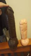 New dildo arrived yesterday, so excited.