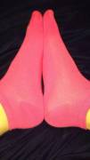 Pink ankle socks