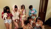 Picture of a diaper meetup in Japan