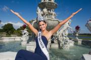 Miss Universe 2014 Paulina Vega looking happy (x-post /r/PaulinaVega)