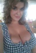 Cleavage in Gingham