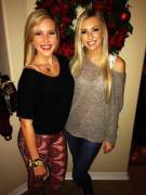 Two blondes at Christmas