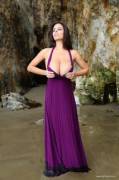 The legendary purple dress