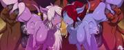 Two draenei in an orgy (Gmeen)