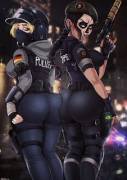 IQ and Caveira comparing how T H I C C they are.(Shadman/Shadbase)