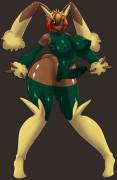 Pokemon, Lopunny in a green costume