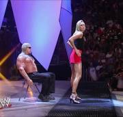 Stacy Keibler - Lap dance on WWE Raw
