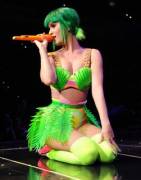 Katy Perry on her knees