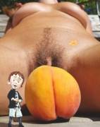 Presenting "James and the Giant Peach" (rule 34 version) in honor of "Eat a Peach Day" 