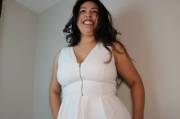Big Smile in my white dress 