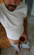 [M]orning cup of coffee