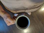 Big mug, black coffee. Just the way I like it